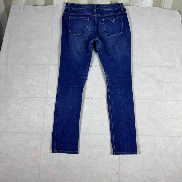 Guess Los Angeles Power Skinny Jeans Womens Blue Denim Outdoor Comfort Size 14 - Picture 2 of 16